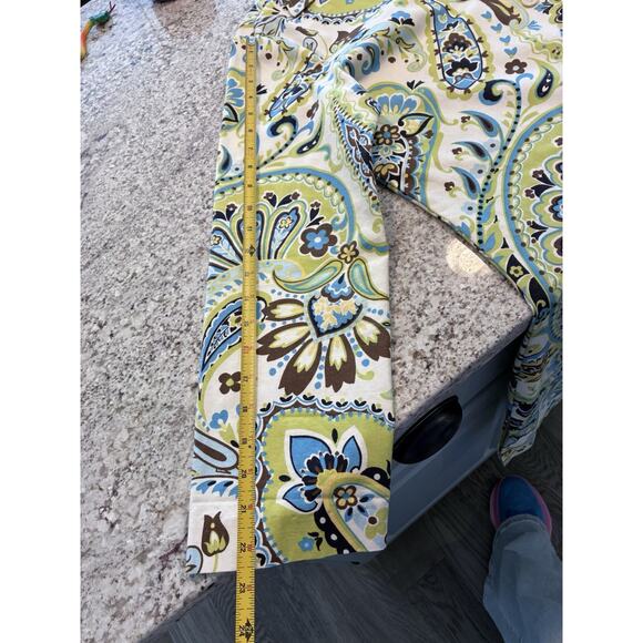 Vtg Charlotte Kellogg Jacket Tunic Palm Beach USA Paisley Button up Sz 16 - Picture 13 of 14